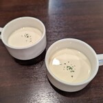 h Bisutoro Rusefu - スープは冷製のジャガイモ