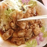 中華北京 - 今日は北京のパワーランチ♪生姜焼き定食680円