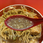 中華そば とんちんたん - スープにゅーん♪♪