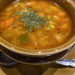 キッチンKaRen - 〆に野菜スープ