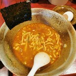 Kei - ほとんど食べ進めたところだが、スープがまだこんなに残る