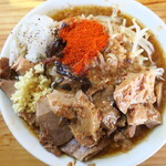 にかいや - ぶた入りラーメン＋トッピング全部