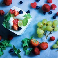 オシャレなスクエアのケーキ