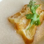 萬珍樓點心舗 - 22/7 白粥と彩り点心のセット：1300円