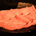 Grilled sirloin suki or grilled shabu 2 pieces