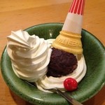 Komeda Kohi Ten - メニューにない小倉ソフトクリーム490円