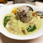 がばちょ - グリーンカレー（米）（630円）