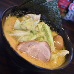 ラーメン道楽 - きゃべつラーメン（９５０円）＋半熟味付け玉子（１００円）２０２２年７月