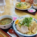 一ばん そば家 - 二人共つけ麺