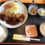 味心ひだまり - ヒレカツ定食1000円