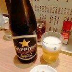 あさひ - ビール(中瓶)600円