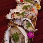 酒dining irodori - その他写真:生牡蠣食べ比べ
