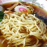 支那そばふなとり - 支那そばの麺アップですｗ