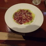 パブリックハウス ブラボー! - 名物！朝引き！砂肝カルパッチョ￥605