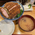 とんかつ かつ壱 - かつ丼ソース味（ロース）1050円