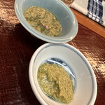 Nihombashi Yukari - お酒のアテ、二種類の花山椒