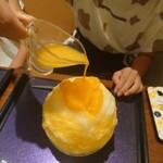 川越 これがかき氷 - みかん