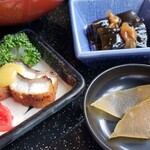 うなぎ料理 くりはら - 香物、白和え、佃煮