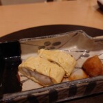 乙味 あさ井 - 岩牡蠣の玉子焼き
