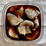 若狭小浜 丸海 - 小鯛ささ漬 
三杯酢に漬けて