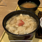 Kyousaiminomura - 朝食湯葉丼小鉢４種　850円