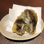 APE BREWING zikaseikurahutobiru saketosakanatoobanzai - 椎茸の貝柱詰め天ぷら