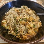 中華食堂 ふくの家 - 麻婆麺(山椒増し)￥800混ぜ混ぜ接写