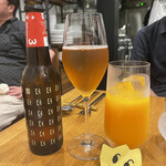 渡辺料理店 - ビールはシェフのご実家から近い、京都木津川の「ことことビール」が！三ヶ日みかんジュースも美味しい！