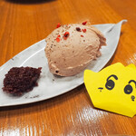 渡辺料理店 - 白レバームース　トロける〜！イチジクのペーストの甘さが◎