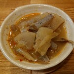 ぎん虎 - 大根・ごぼう・豚肉の韓国風みそ煮