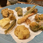 かゆう美酒美食 - ○天ぷら色々ww稚鮎が時期的にギリギリで美味しかった♪