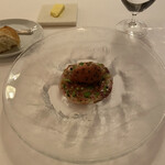 ラ・トゥーエル - ❺セキアジ、トマトとキャビアのソルベ