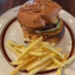 オールドニューダイナー - ベーコンチーズバーガー　1600円