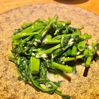ブリル飯店 - 2022.6.  "旬"の青菜炒め 富乳ソース