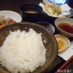 明石の魚処 さかづき - あなご天ぷら定食