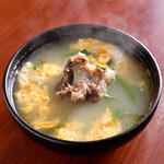 Gomtang soup with wagyu tail