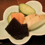 分とく山 - お漬けもの