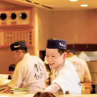 We offer authentic Sushi made by artisans!