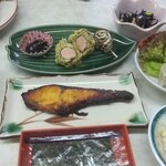 こくや旅館 - 焼魚と揚げタラコ