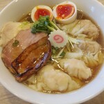 麺屋 木ノ下 - 特製ワンタン麺・醤油