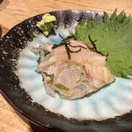 Momoya - 鯛と大葉の昆布和え　715円