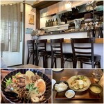 はれるや - 【2022年6月12日(日)】(左下)サーファーズランチボウル/チキン、(右下)牡蠣南蛮定食