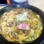 Tokutoku - 肉とじうどん930円