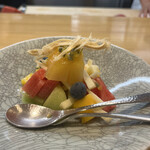 四谷 うえ村 - デザートのフルーツもたっぷり♡ご馳走様でしたぁぁ！