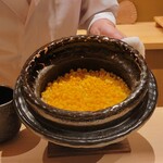 日本料理 研野 - トウモロコシのご飯