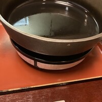 モリタ屋 木屋町店 - 鉄鍋、すでにいい感じ。