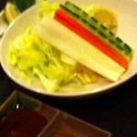 串焼たつ - 生野菜
