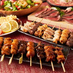 Assorted Yakitori (grilled chicken skewers) 8 pieces