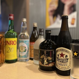 We have ``Akaboshi'' bottled beer! Don't miss the great value bottle keep ☆