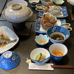ホテル礼文荘 - 蝦夷メバルの煮付け、写っていませんがニシンやタコのお刺身なども絶品でした。